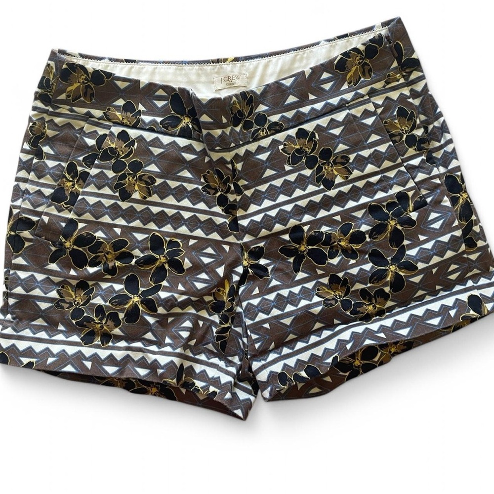 J. Crew Women's Brown Floral Shorts